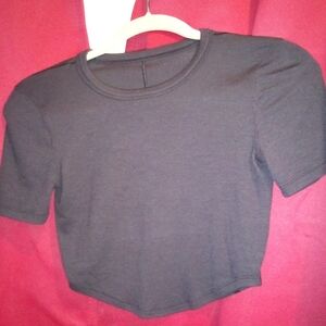 Lululemon Athletica Purple Crop Top